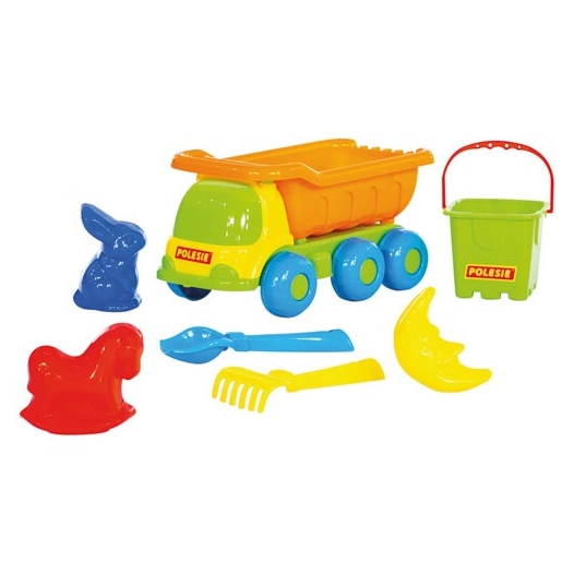 camion benne 29x15.1x14.4cm avec accessoires - imagin