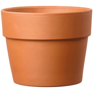 vase perfetto cotto ø29cm rouge - deroma