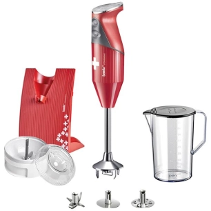 mixeur plongeant rouge & croix suisse - swissline m200 - bamix