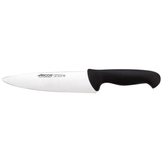 couteau de cuisine 20 cm noir - 2900 - arcos