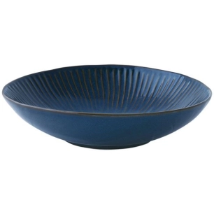 6 assiette creuse 20 cm bleue - gallery - easy life