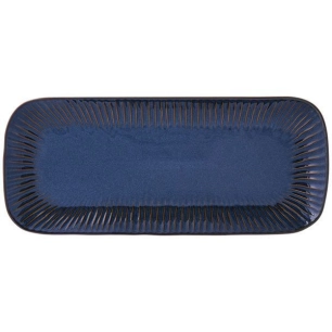 plat à cake 36 x 16 cm bleu - gallery - easy life