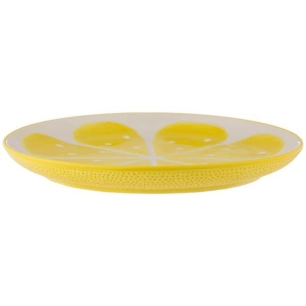 plat rond 28 cm citron - world food fruits - typhoon