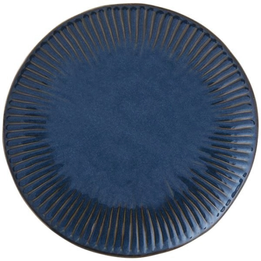 assiette plate 26 cm bleue - gallery - easy life