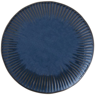 assiette plate 26 cm bleue - gallery - easy life