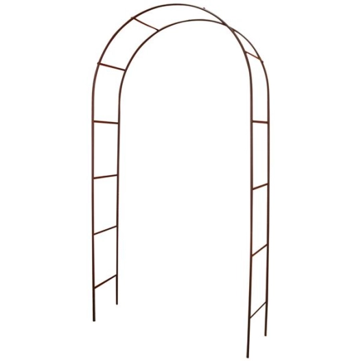 arche tube rond classique fer vieilli 130x40x250cm - louis moulin
