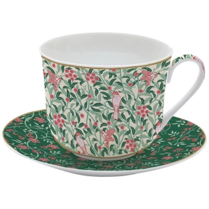 coffret tasse déjeuner 40 cl - floral fantasy - easy life