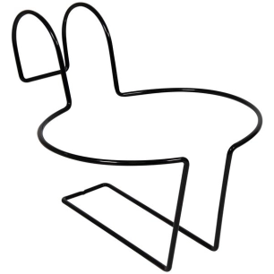 porte pot basics crochet 17cm noir gsa - louis moulin