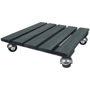 roule plante carré bois 37.5x37.5cm anthracite gsa - louis moulin
