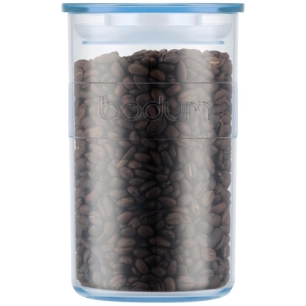 bocal hermétique 1 l bleu transparent - presso - bodum