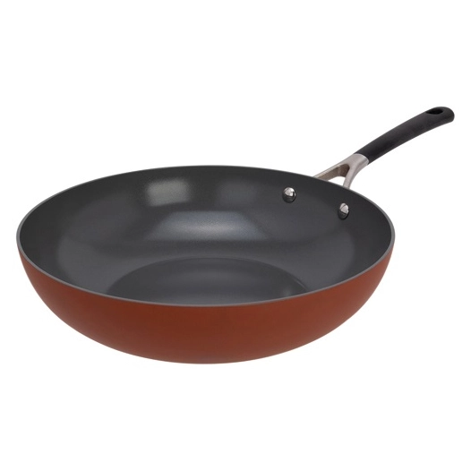 poêle wok 28 cm - cerapro terracotta - cosy & trendy