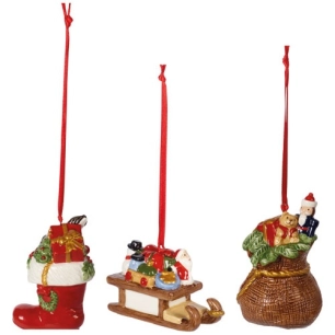 nostalgic ornaments ornements cadeaux, 3 p. 6cm - villeroy et boch