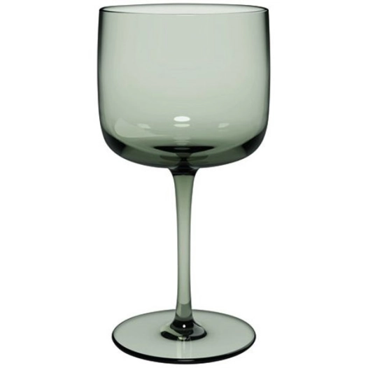 lot 2 verres à pied 27 cl vert - like glass - villeroy et boch