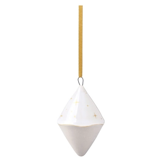 suspension double cône - winter glow ornament - villeroy et boch