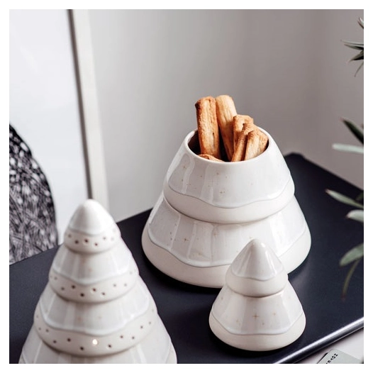 boîte à biscuits sapin - winter glow - villeroy et boch