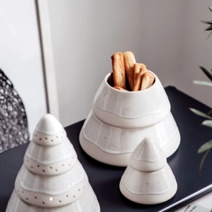 boîte à biscuits sapin - winter glow - villeroy et boch