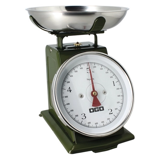 balance mécanique 5 kg kaki - ogoliving