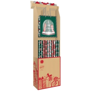présentoir 3-en-1 - luxe noël - les couleurs de l'emballage