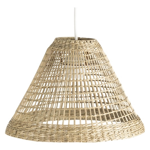 suspension anda jonc de mer naturel h21 l30 p30 - mathias