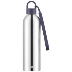 gourde isotherme 0.5 l inox & bleu - melior - bodum