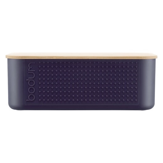 boîte à pain 29 x 19 x 11 cm bleue - bistro - bodum