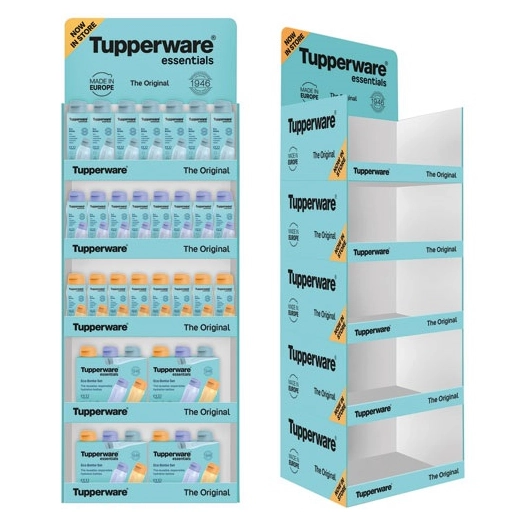 display 88 pièces - hydratation - tupperware