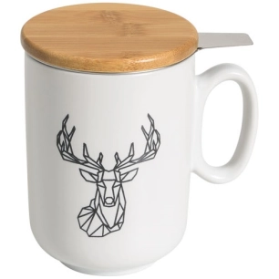 tisanière 45 cl blanche & cerf - origami - table et cook