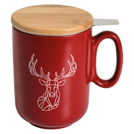 tisanière 45 cl rouge & cerf - origami - table et cook