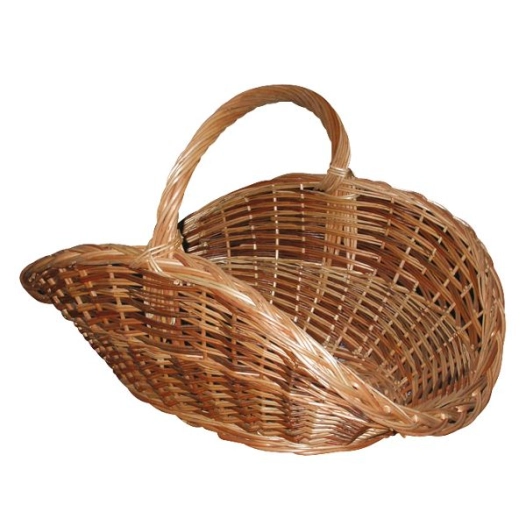 panier à bûches 65 cm brut & buff - aubry gaspard
