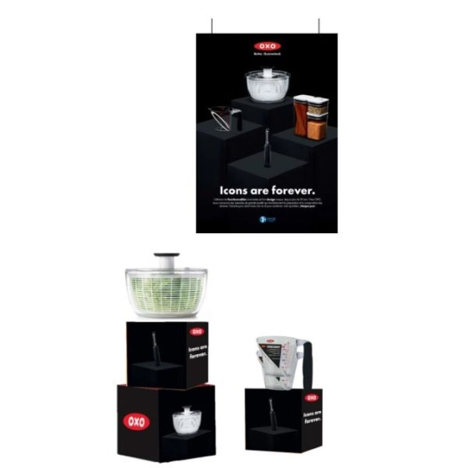 kit plv icons are forever - 4 cubes + 1 poster - oxo