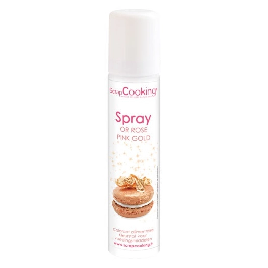 spray colorant 75 ml - or rose - scrapcooking