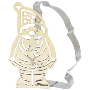 découpoir + embosseur bois - père noël - scrapcooking