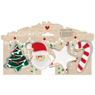 lot 4 emporte-pièces - noël - scrapcooking