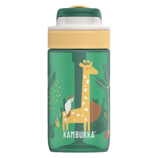 gourde enfant 400 ml safari jungle - lagoon kids - kambukka bibo