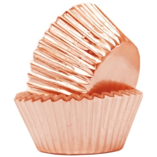 lot 48 caissettes de présentation rose gold - scrapcooking