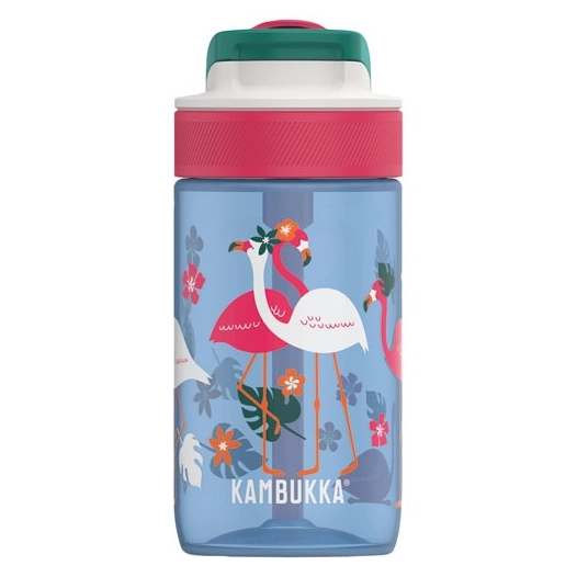 gourde enfant 400 ml flamingo - lagoon kids - kambukka bibo