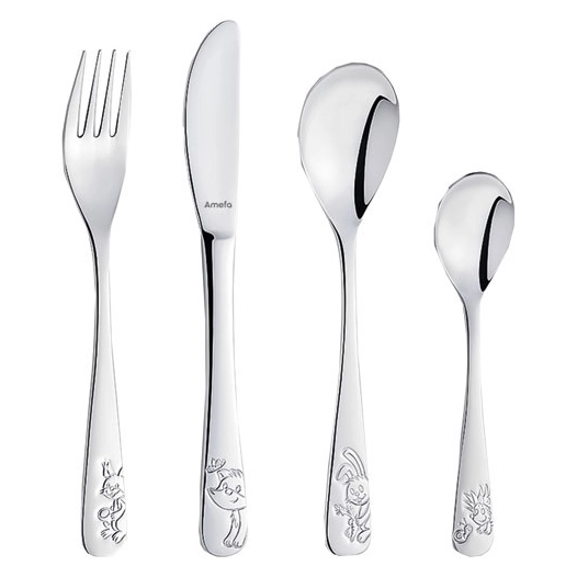 set couverts enfants 4 pièces - forest - amefa