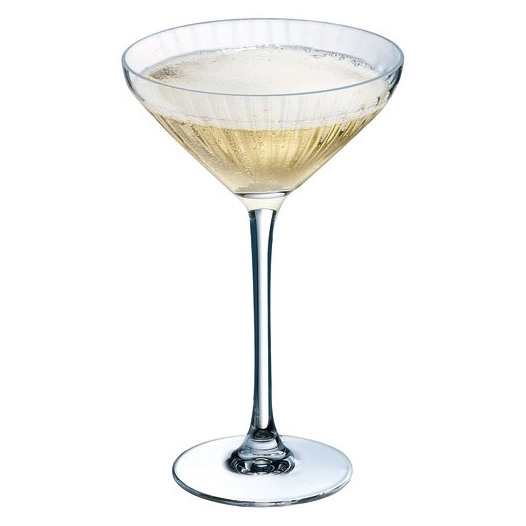 6 verre à cocktail coupe 21 cl - symétrie - chef & sommelier