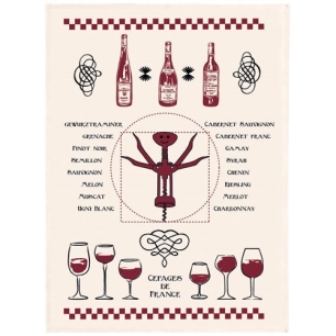 torchon 50 x 70 cm - vitruve multicolor - winkler