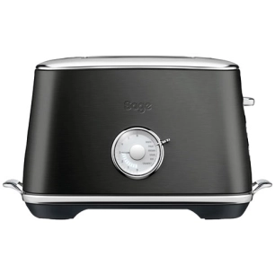grille-pain inox noir - the toast select luxe - sta735bst4eeu1 - sage