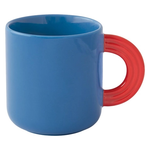 coffret mug 35 cl bleu & rouge - creative - easy life