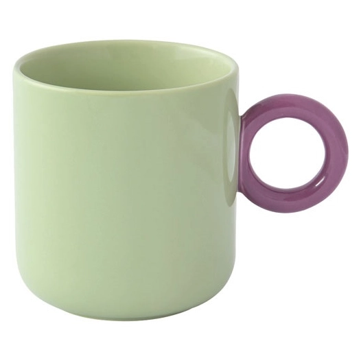 coffret mug 35 cl vert & violet - creative - easy life