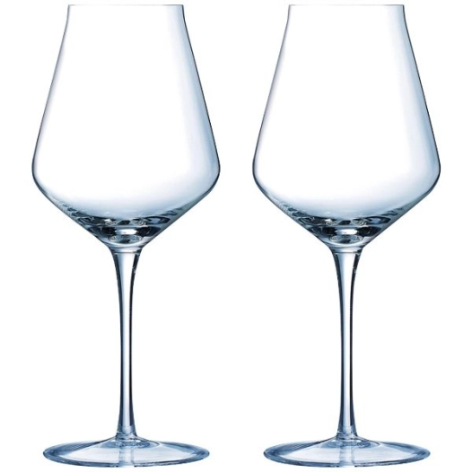 coffret 2 verres à pied 40 cl soft - reveal'up - chef & sommelier