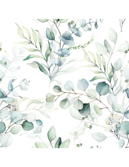 Serviettes Papier Eucalyptus Design Eucalyptus Ambiance Naturelle - AMBIENTE