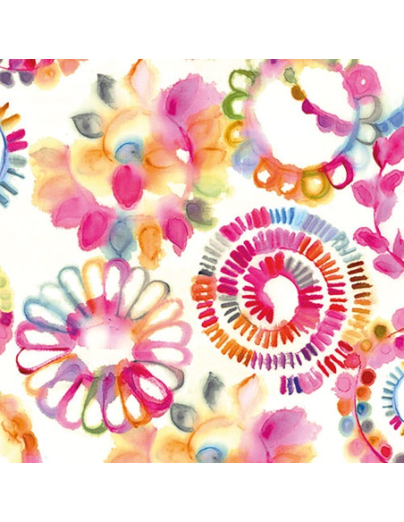 Serviettes Papier Cercles Fantastiques Design festif et pratique pour toutes occasions - AMBIENTE