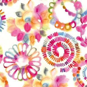 lot 20 serviettes en papier 33 x 33 cm - cercles fantastiques - ambiente