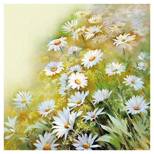 lot 20 serviettes en papier 33 x 33 cm - face au soleil - ambiente