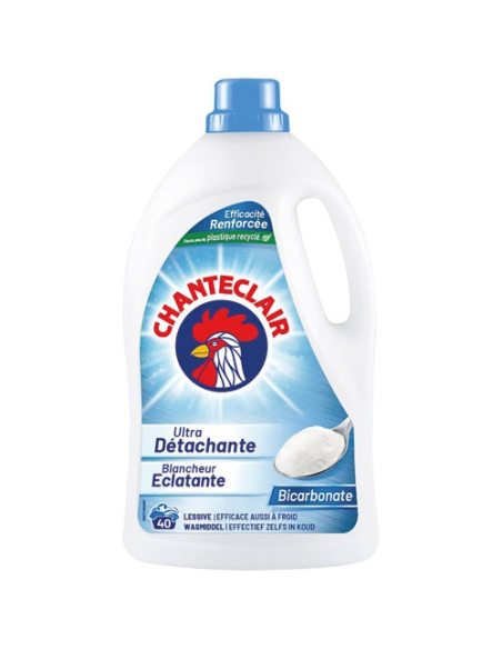 Chanteclair Lessive Bicarbonate 1.8L Nettoyage profond, éclat du linge - CHANTECLAIR