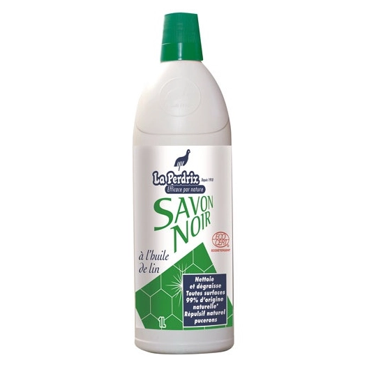 savon noir écologique liquide huile de lin 1l - la perdrix