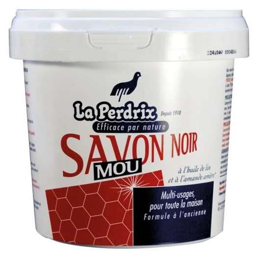 pot savon noir mou 500g - la perdrix